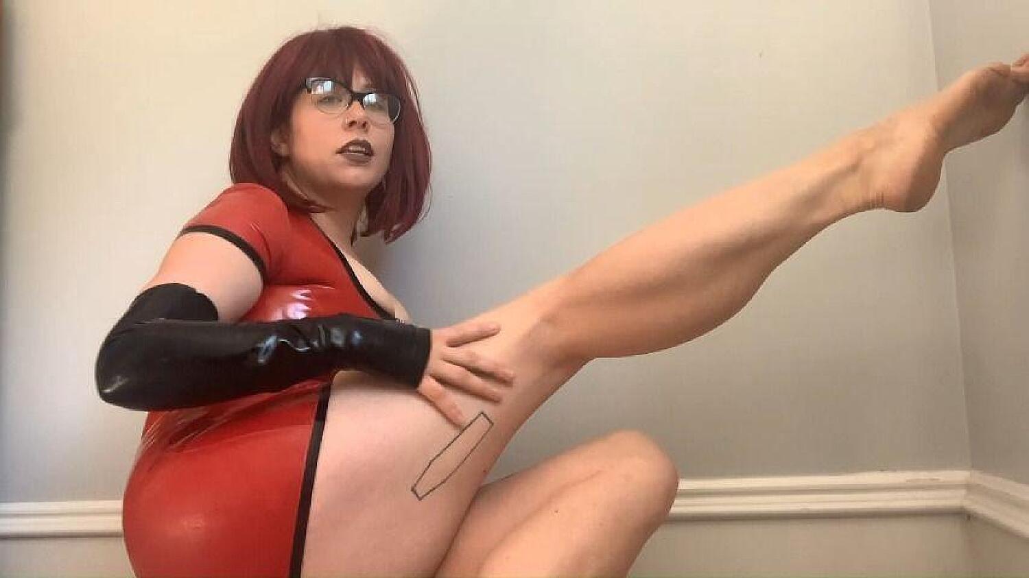 You Have A Fetish For Me-Redhead Latex