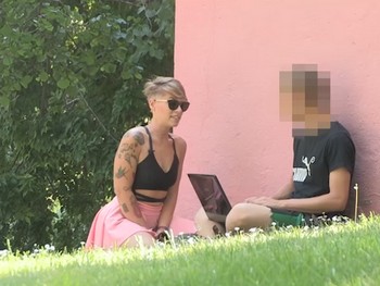 Excuse Me, Can I Suck Your Dick? Violeta Won't Stop Across Madrid Parks.