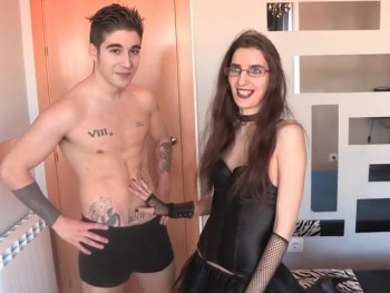 Submissive and Gothic: Gemma Asks Us for Adrian Dimas' Cock So She Can Have Her Ass Broken