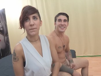 Ada Is 18 and She's in an Open Couple, but Her BF Never Watched Her Fuckign Another Boy.