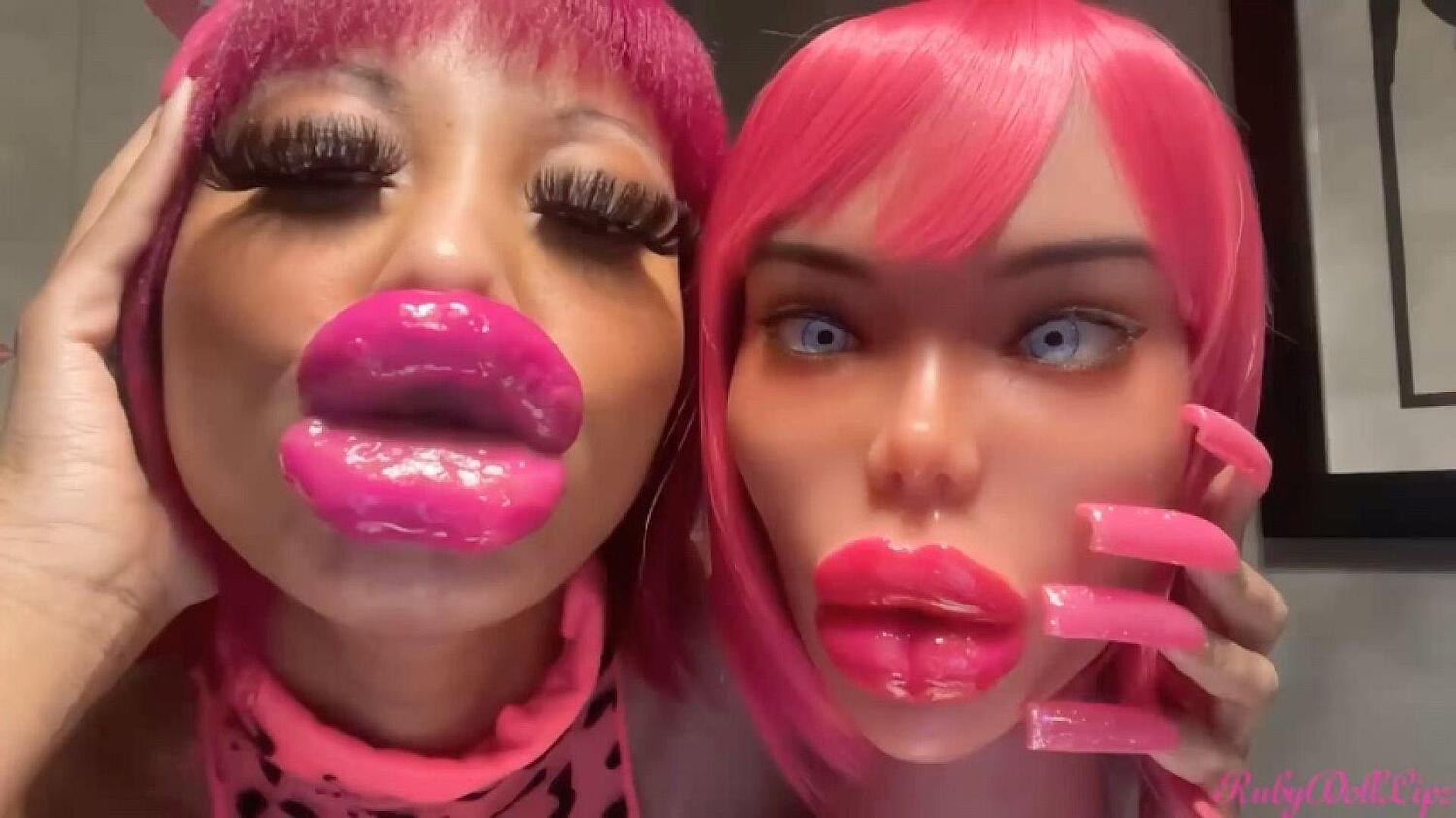 Lipstick #3+Soft Sex Doll Head
