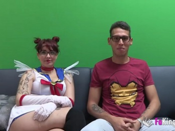 Sailor Moon Geek and Videogame Addict. in Nerdh Hunters, We Hunt Eva Autumn in a Comic Book Store.