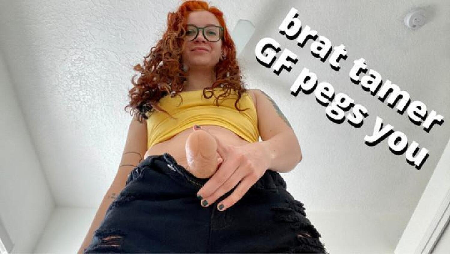 Futa Domme GF Pegs You For Being A Brat