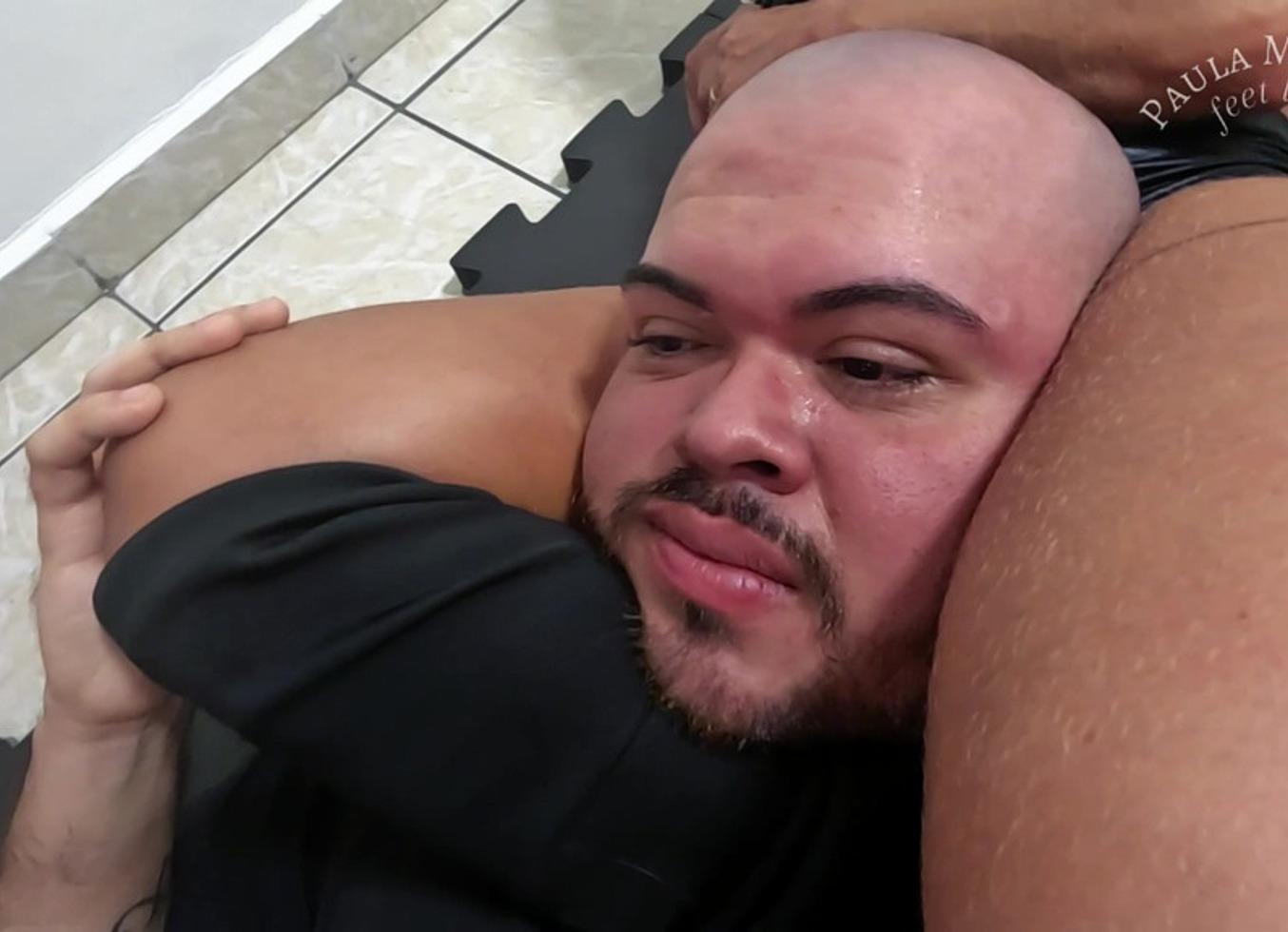 Arm Wrestling Challenge - Punished Loser By Scissors