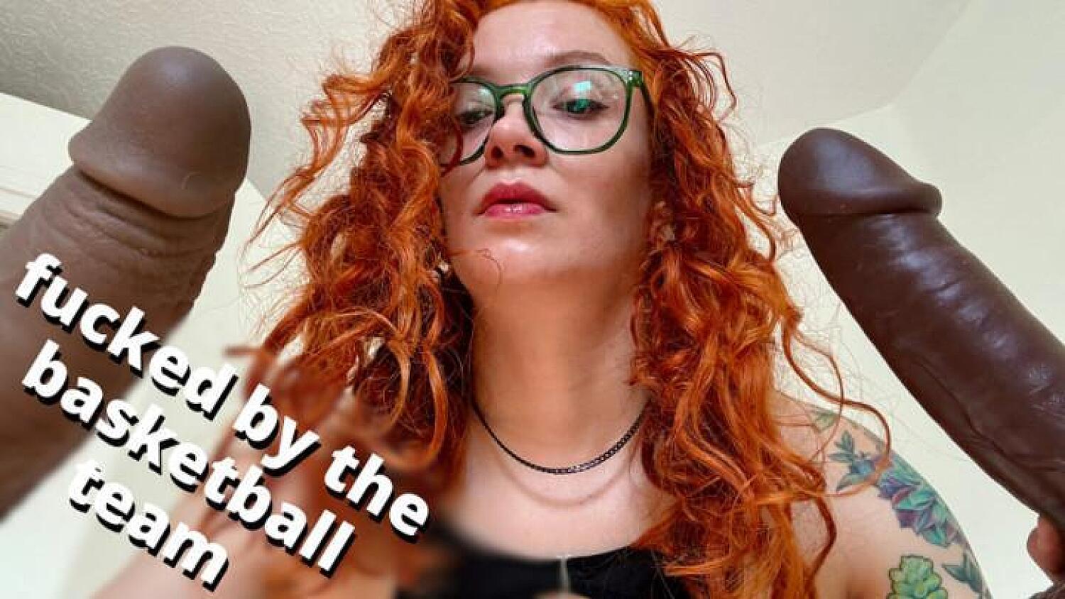 Sissy Cheerleader Fucked By Futa Step-Mommy & The Basketball Team