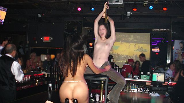 Katsuni Strip Dances at Club