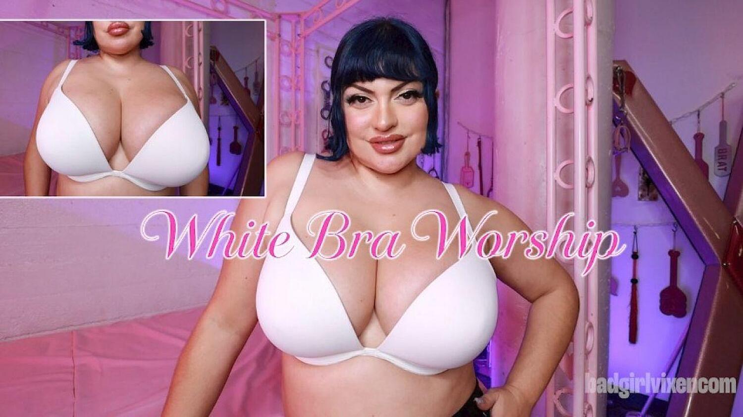 White Bra Worship