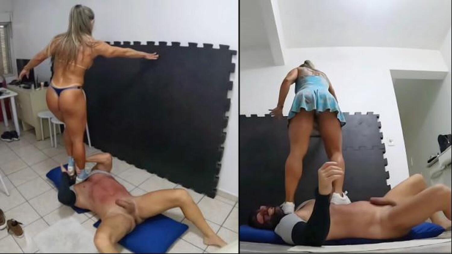 Hard Jump Of Sneaker Converse