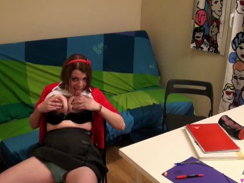 Sofia, Only 18 Years Old, Fucks Her Classroom's Dummy 'Cause She Wants to Be a Porn Model