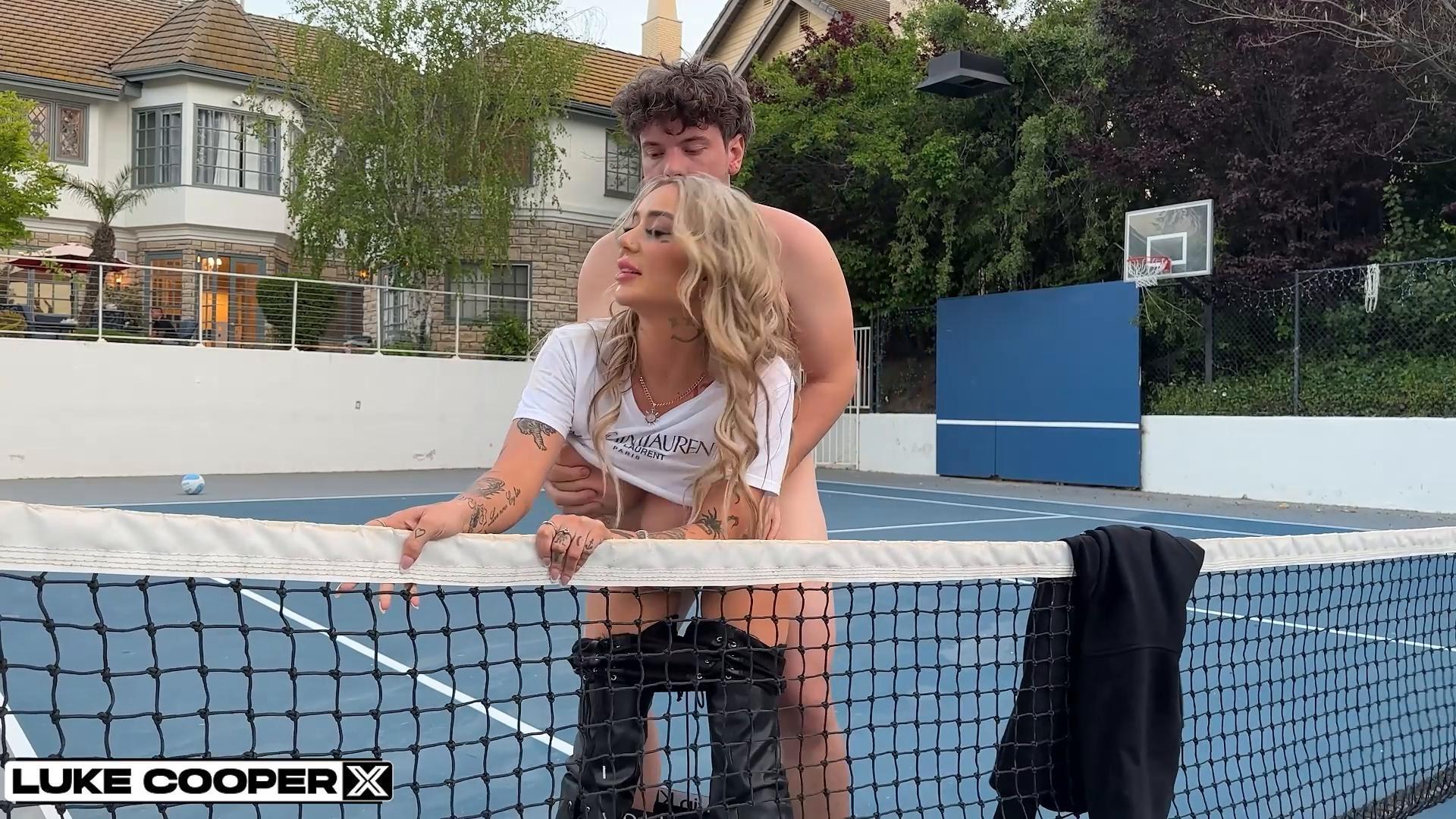 Hot Big Tits Tattooed Jaz Jizzes Fucking Tennis Instructor