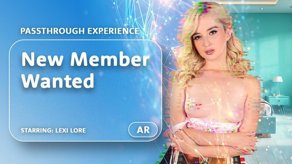 New Member Wanted [Passthrough]