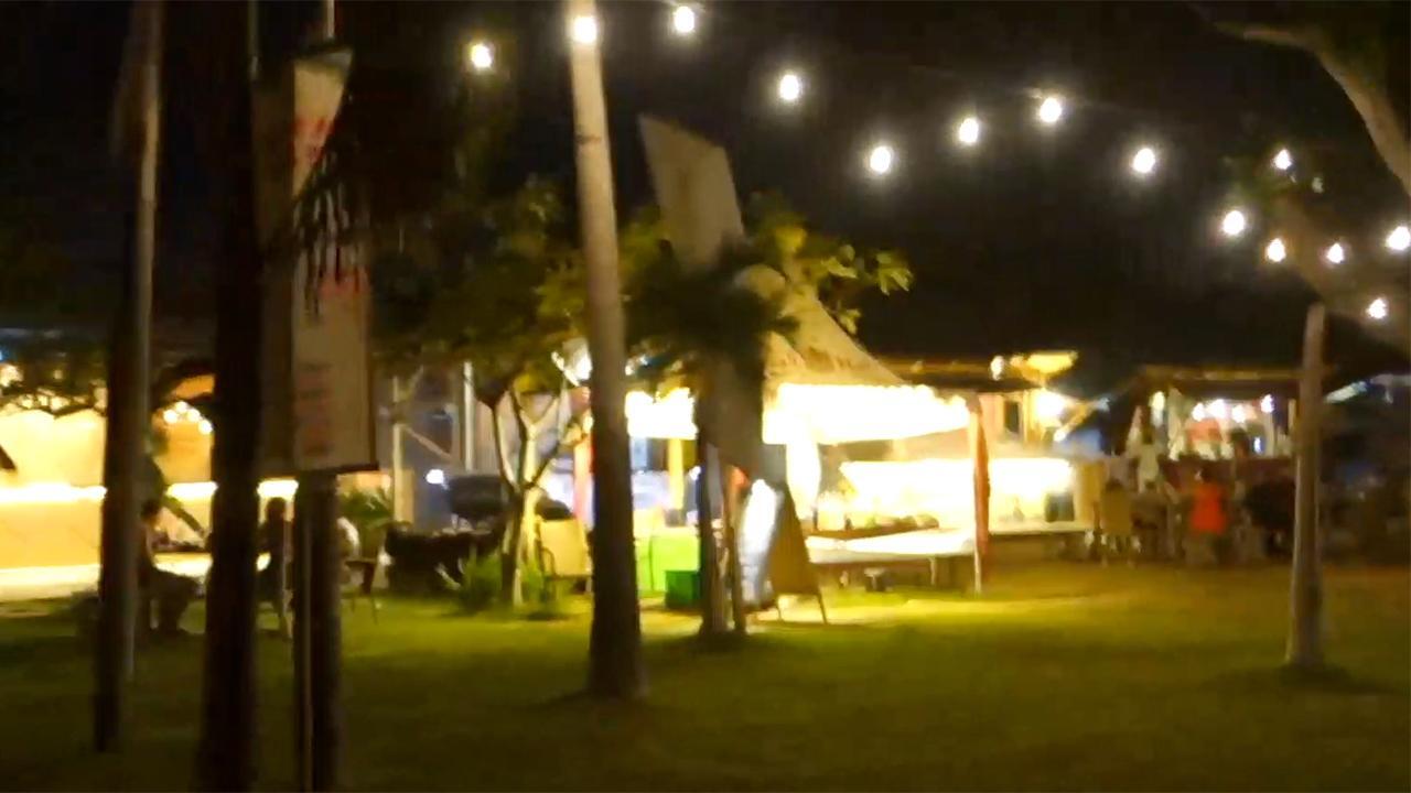 Bali Beach At Night, Not Much To See