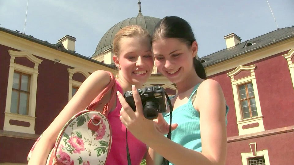 Blue Angel and Judy Smile Have Intimate Lesbian Sex While Vacationing