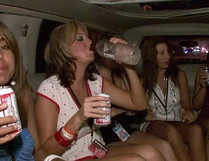 Spring Break Club Girls Flashing and Upskirt