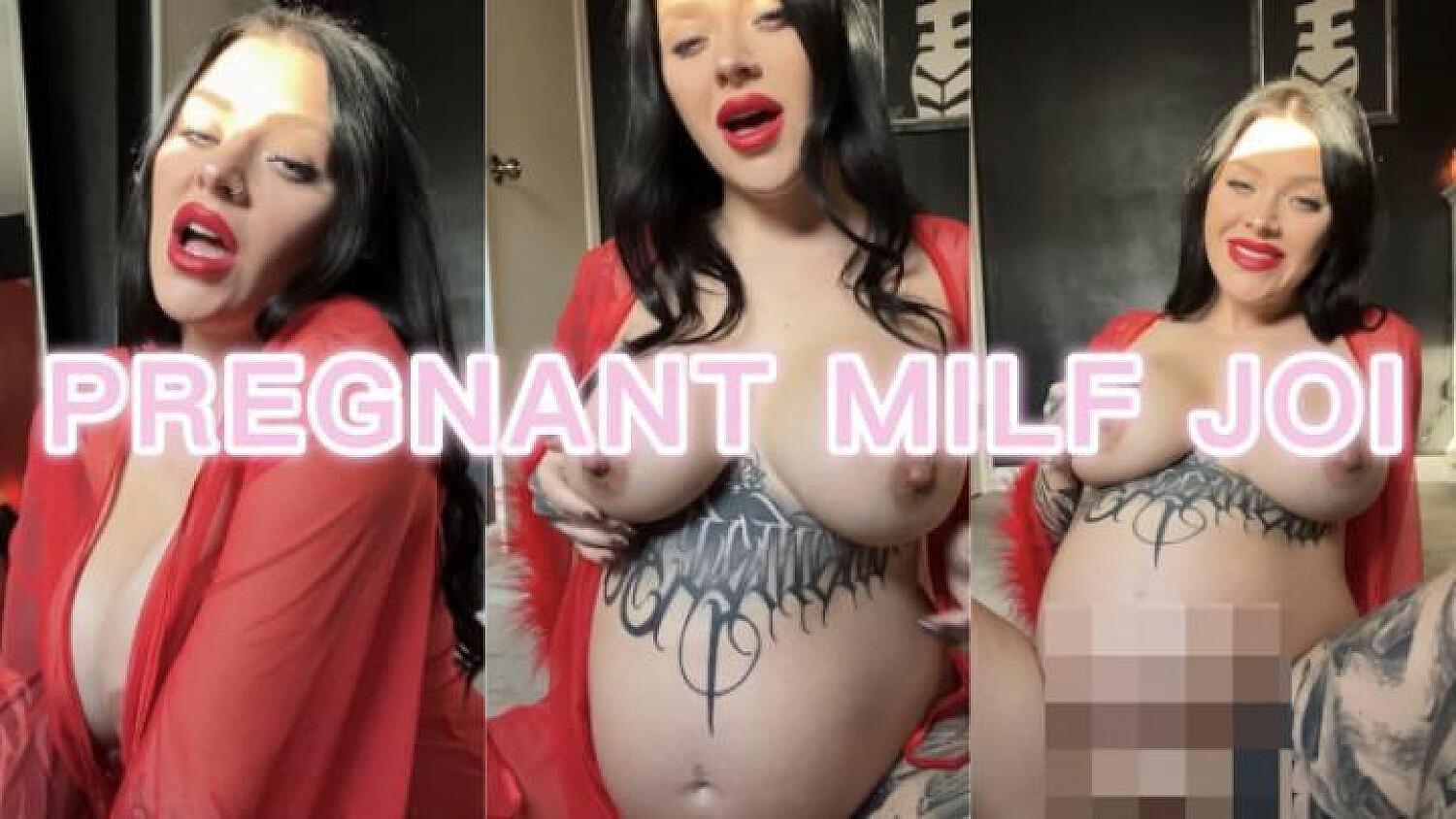 Pregnant MILF JOI