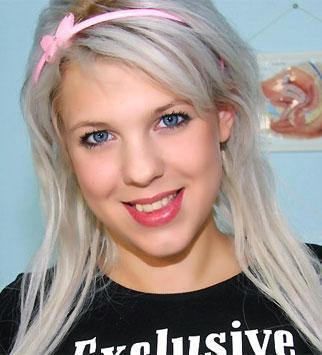 Hot Blonde Teen Kristina Rud Gyno Chair Twat Exam