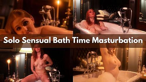 Female Solo Sensual Bath Masturbation