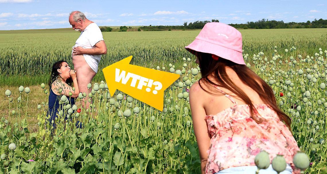 Outdoor Sex With Older Couple