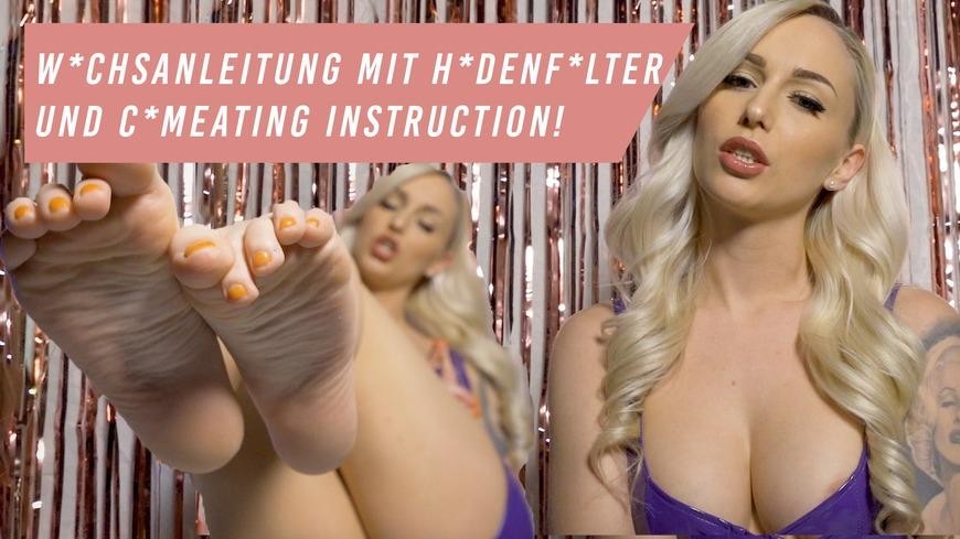 Nur Fur Sklaven! Wichsanleitung Mit Hodenfolter Und Cumeating Instruction |Just-Lucy
