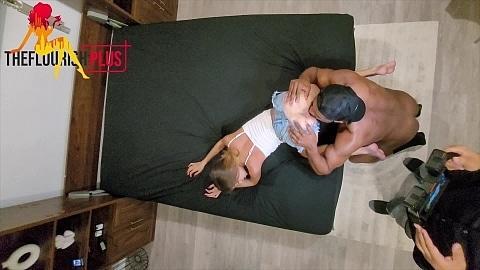 BTS Of Production Shoot With Melia Avelin And Massagebyblack (Tysin Black)
