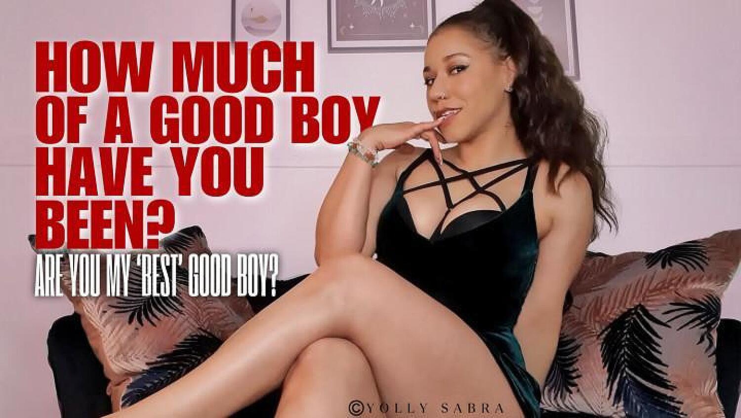 How Much Of A Good Boy Have You Been? Gentle Femdom JOI