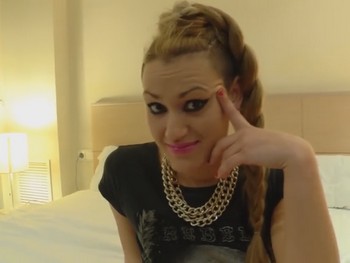TV Celebrity. Slutty Brenda Comes to Fakings to Debut in Porn.