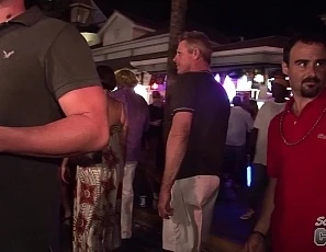 Key West Fantasy Fest Street Fest and Behind the Scenes MILF Pussy Licking