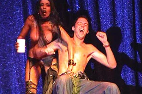 Brunette in Porn Show