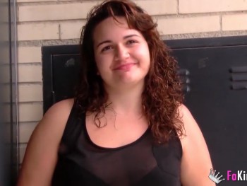 She's Just Met the Fakings World and Now Aby Has Become a Tre Slut. This Scene Proves It!!!
