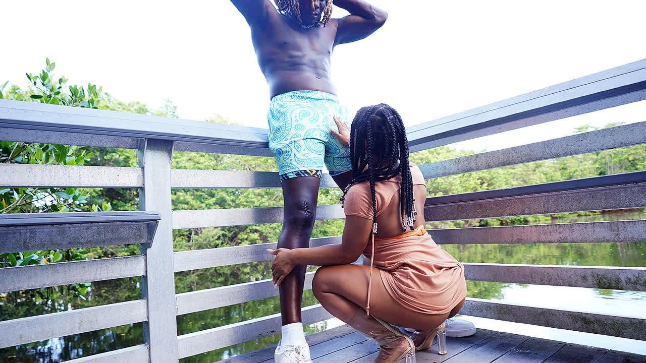 Persia Banks Gets Fucked in Public Park