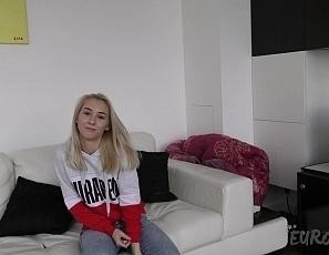 First Time Casting Couch Hot Blonde Lil Karla