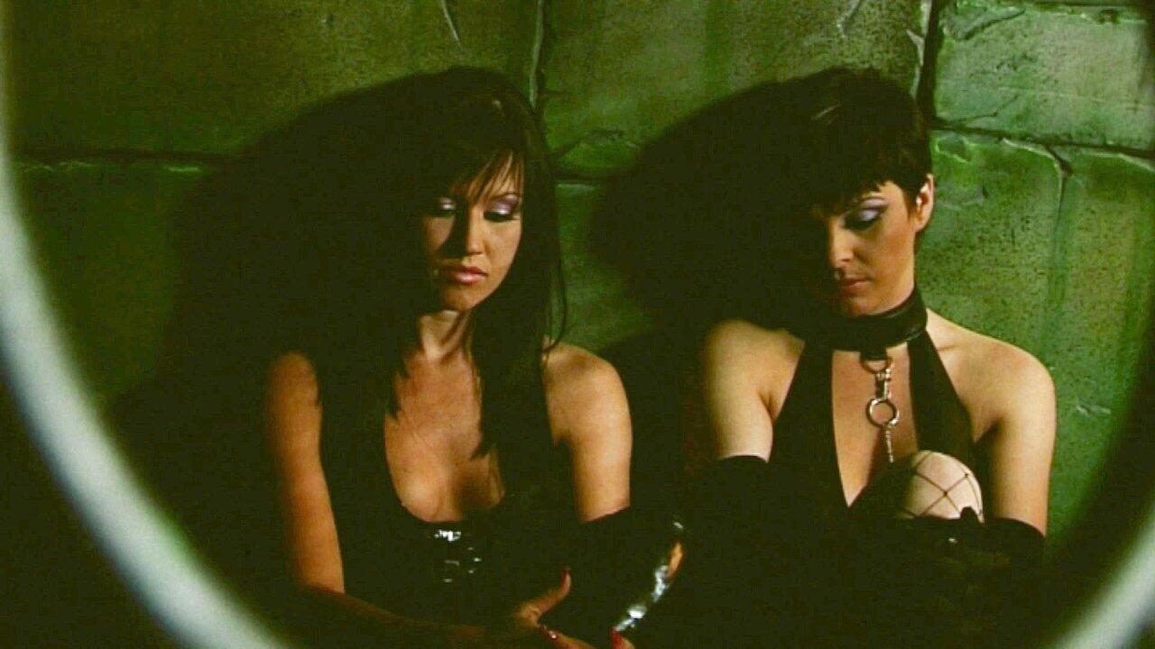 Isabel Ice, Lolly Badcock in Black Latex Lingerie Lesbian Session
