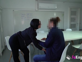 34 Years Old Spanish Teacher Bianca Pure Seduces Her Most Inexperienced Student