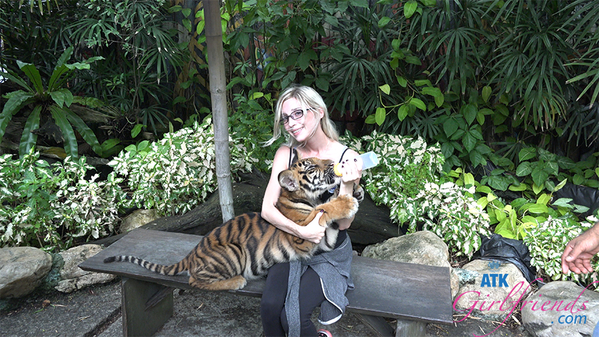 Piper Feeds Lots of Animals at Safari World