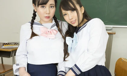 Aimi Yoshikawa & Kurumi Tamaki - Lesbian Showtime (Schoolgirls Edition)
