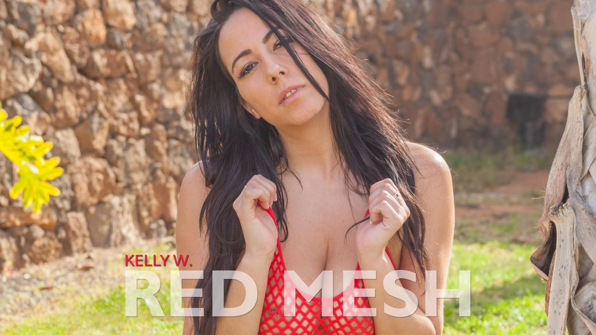 Hot in Red Mesh