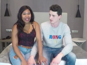 Young Couple, Interracial and Inexperienced, Get Their Porn Debut at Fakings