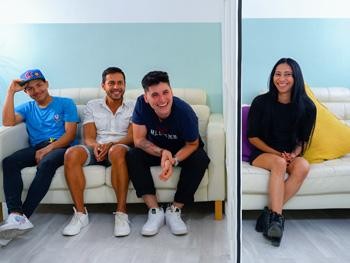 3 Crazy Latin Guys for 1 Teen Even Crazier. La Sole Has a Blind Date... and Gets a Banging Foursome!