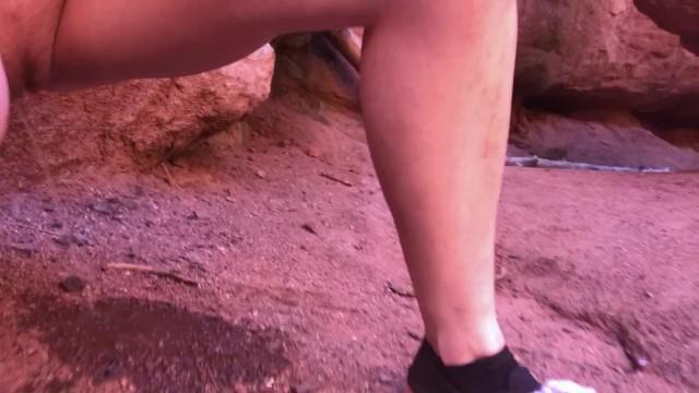 Freckledred Caught Peeing Outside!