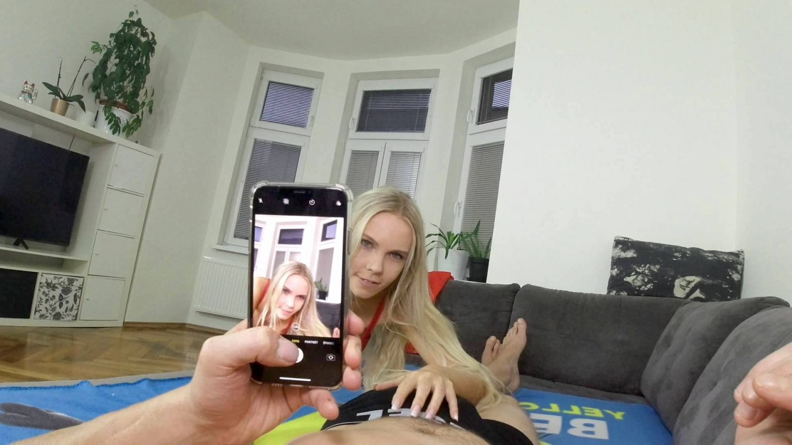 Innocent Looking Blonde Gets POV Treatment