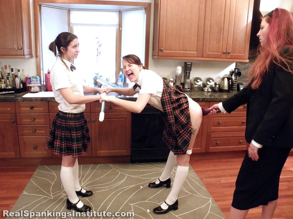 Abigail and Harlan Strapped for Fighting (Part 1 of 2)