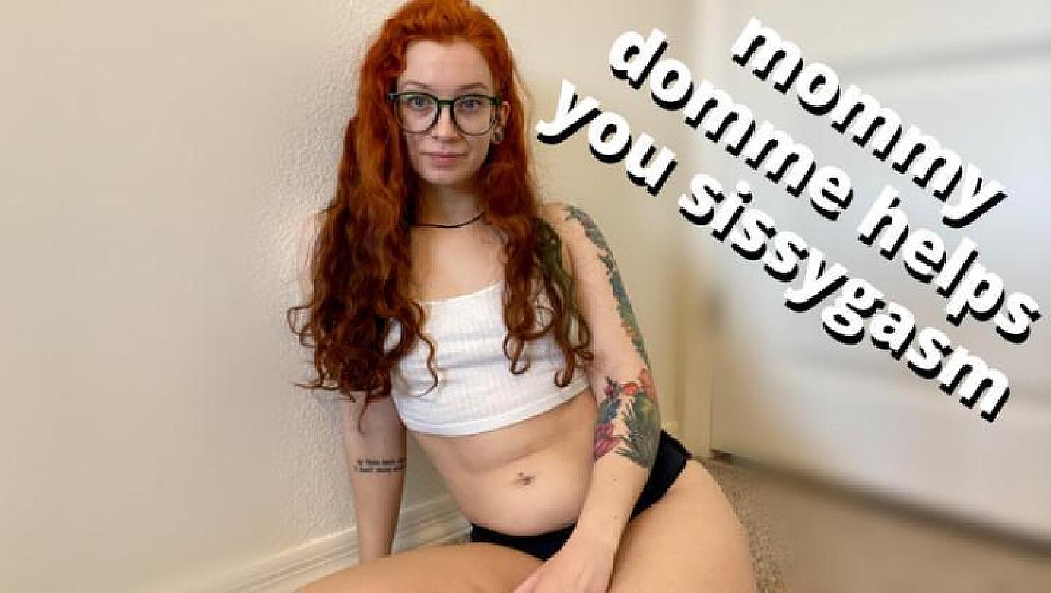 Step-Mommy Domme Helps You Have A Sissygasm