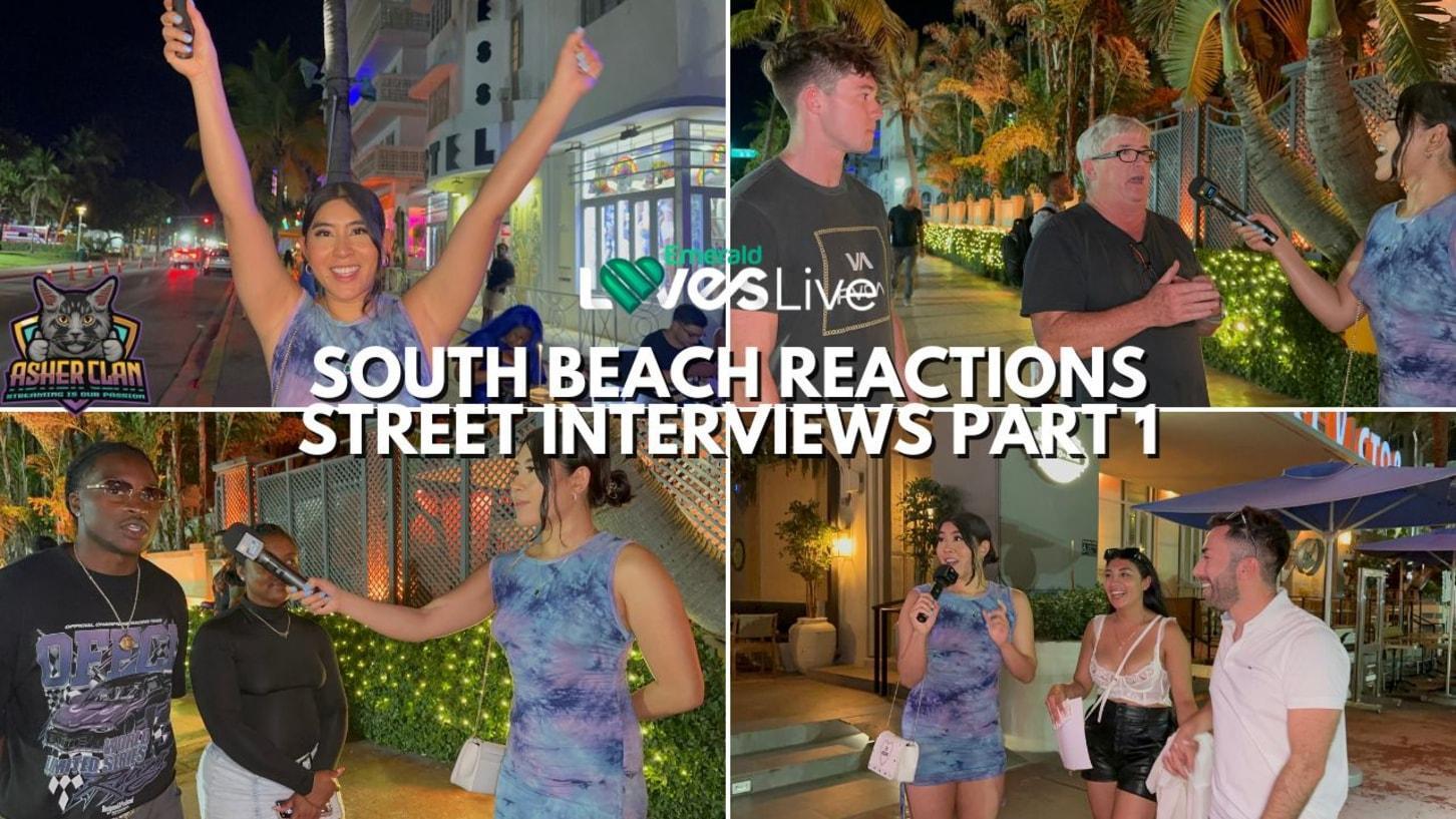 Asherclan Miami South Beach Reactions: Emerald Loves - Part1