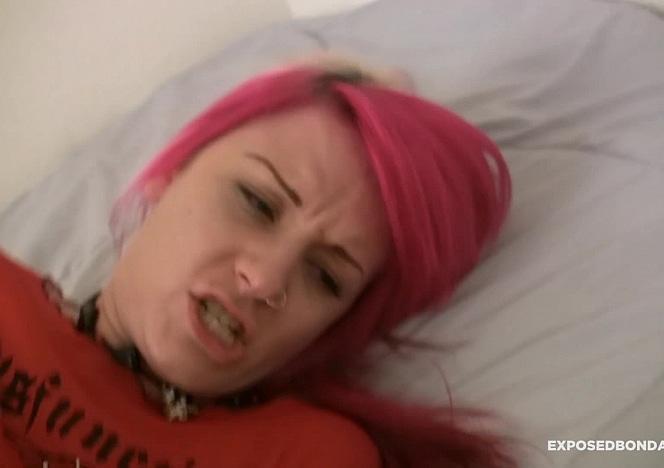 Petite Teen Model Samus Andrews Cuffed Masturbation!