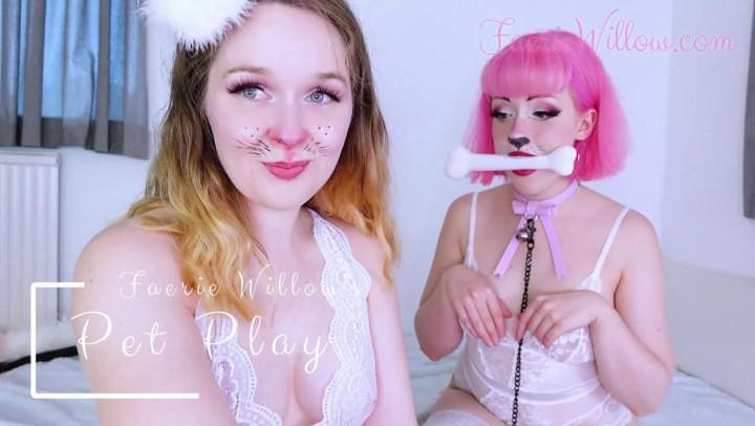 Pet Play - Playing With Your Dick With Evie Rees