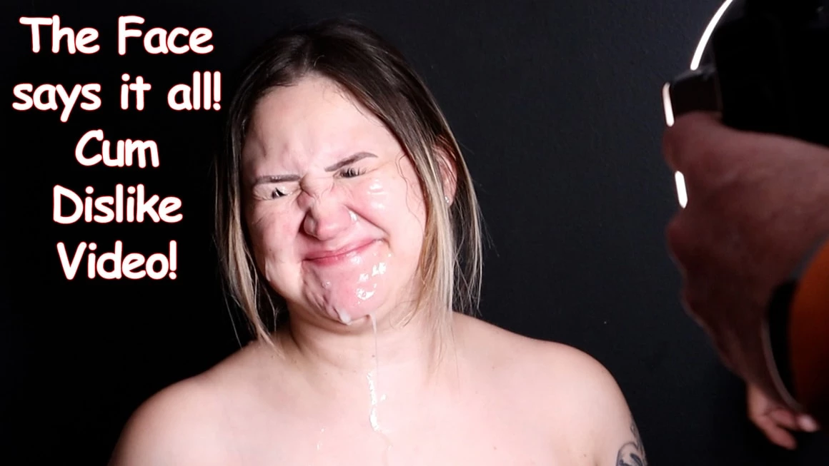 She Really Hates Cum on Her Face