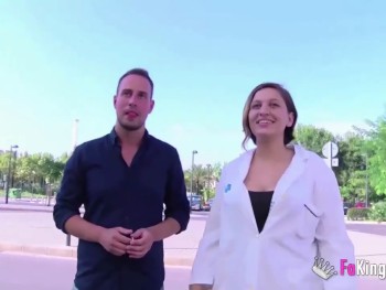 The Nurse Looks for Dicks After Going Out of the Hospital. Maria Wants One a Day at Least
