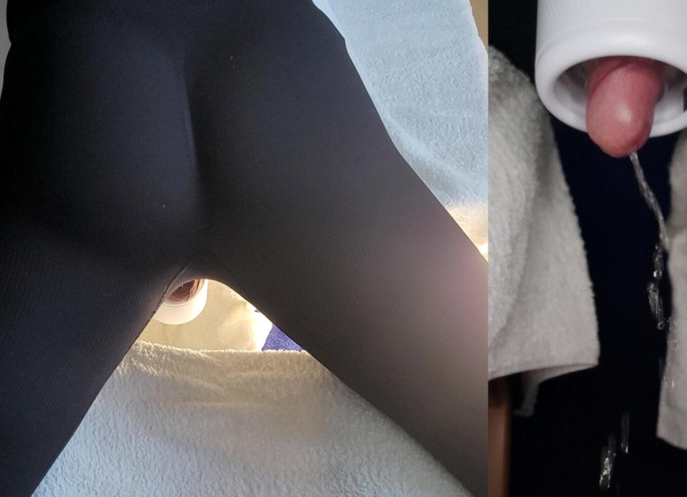 Piss And Cum Fun With My Fake Pussy