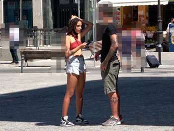 Lilian, the Shy Young Cannon, Hits the Streets in Search of Rookies! "Sorry, I Got Lost, Can You Help Me?? ;)