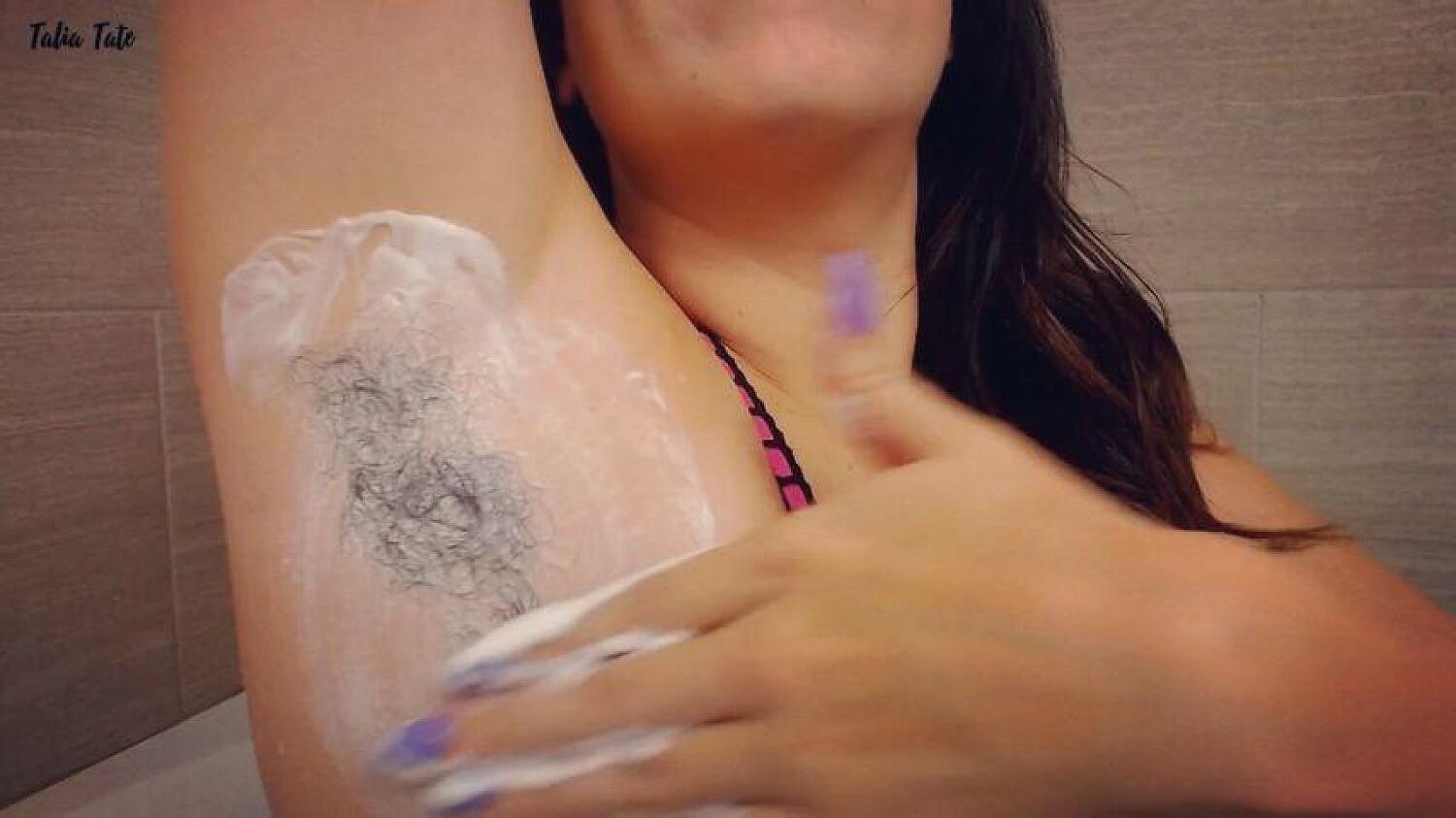 Hairy Armpit Shaving
